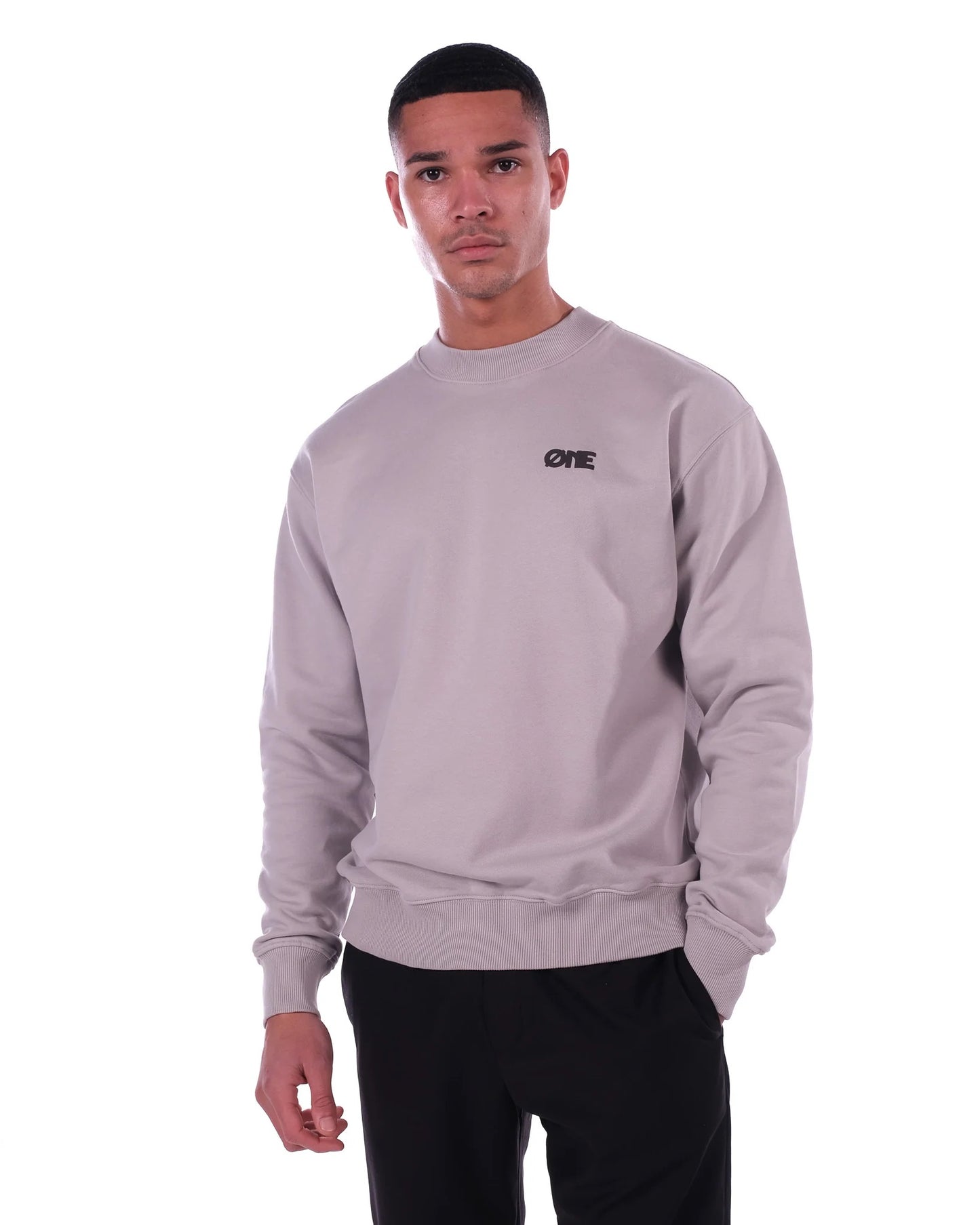 ØNE | Puff Logo Sweater - Grey