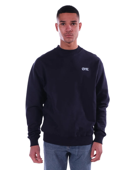 ØNE | Embroidery Logo Sweater - Navy