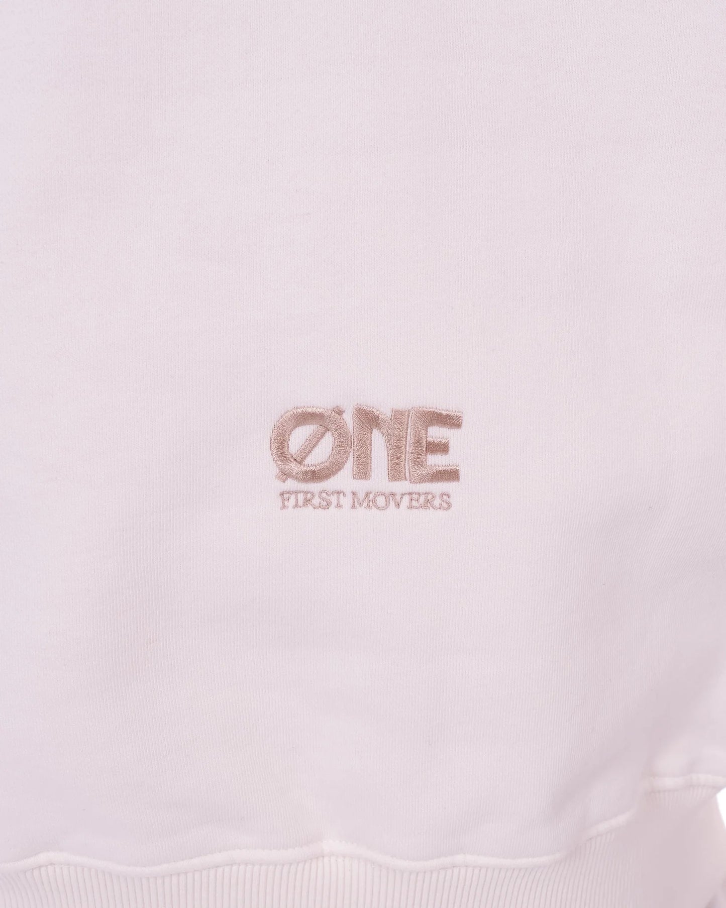 ØNE | Emboidery Logo Sweat - Off White