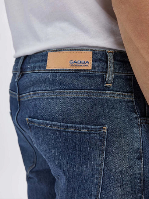 GABBA | Hop Shorts - Blue Destroy Denim