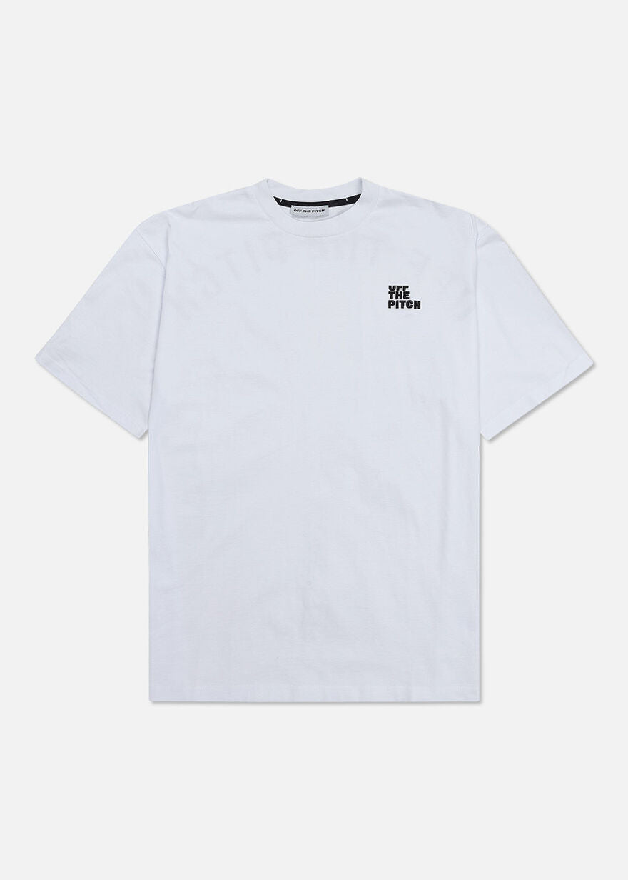 OFF THE PITCH | Loose Fit Pitch Tee - White